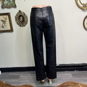 Wilfred Melina Black High-Rise Vegan Leather Pants Trousers Size 4